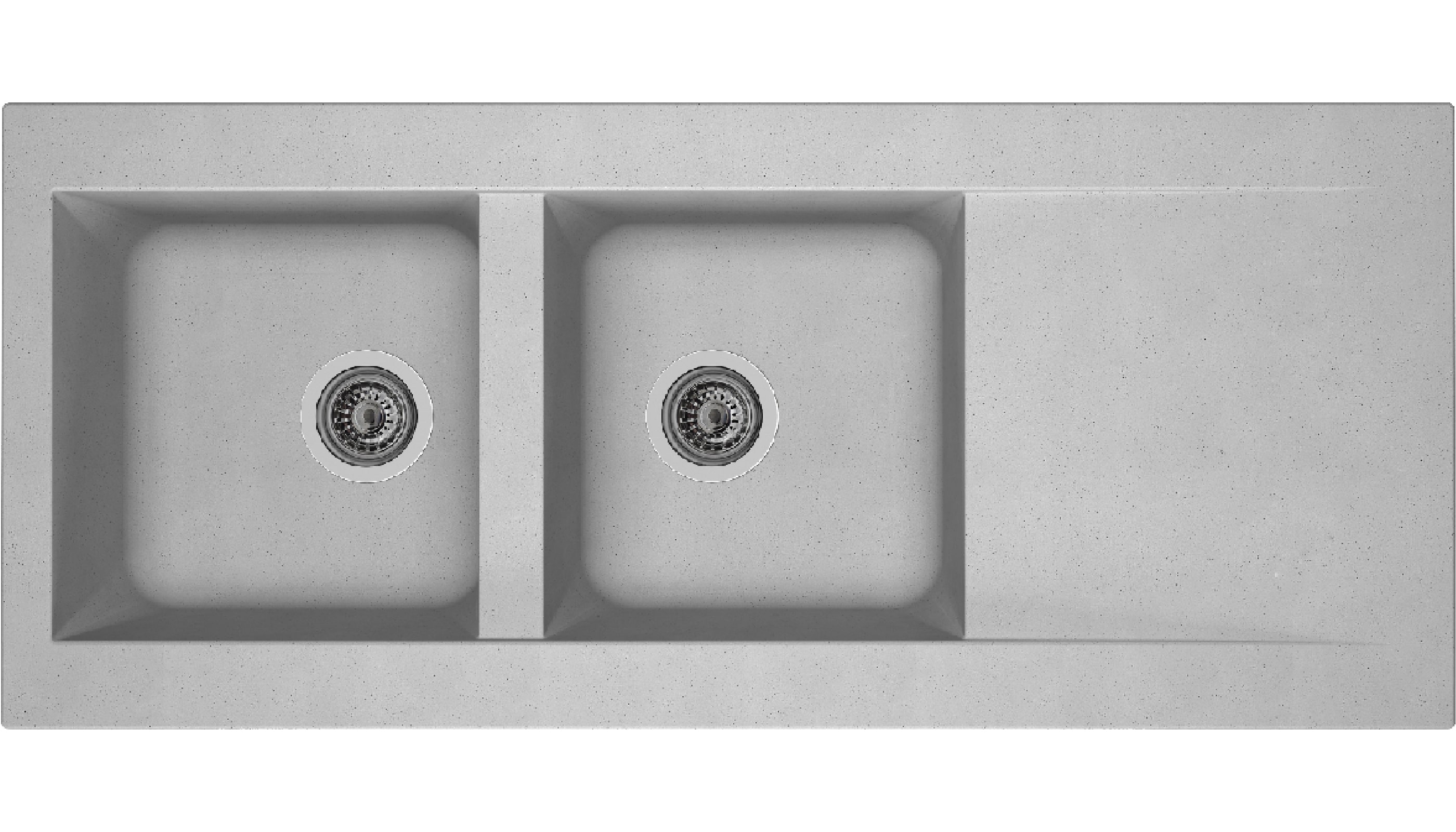 evier à encastrer einna 1160 platinum